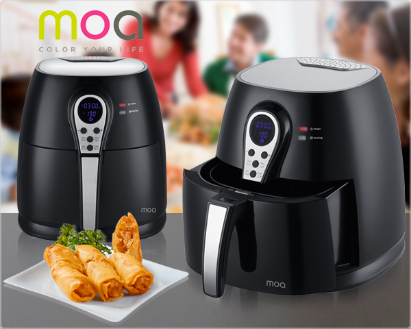 1 Day Fly Lady - Moa Airfryer Met Digitale Bediening En Display