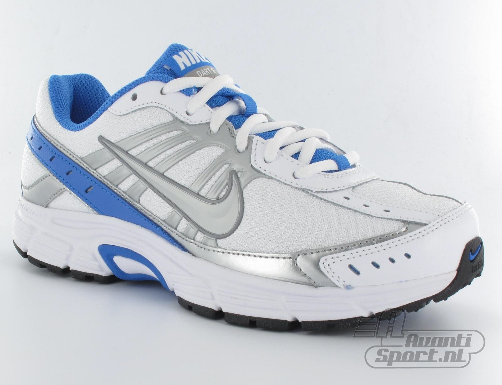 Avantisport - Nike - Women's Dart 8 - White/metallic Silver/blue