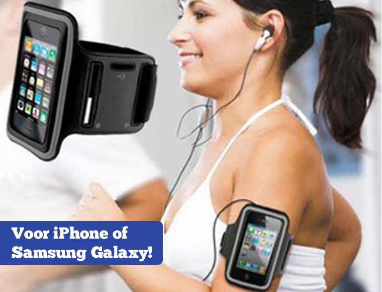 Lifestyle Deal - Sportarmband Voor De Iphone 4/4S Of 5/5S Of Samsung Galaxy S3 Of S4 In 10 Verschillende Kleuren