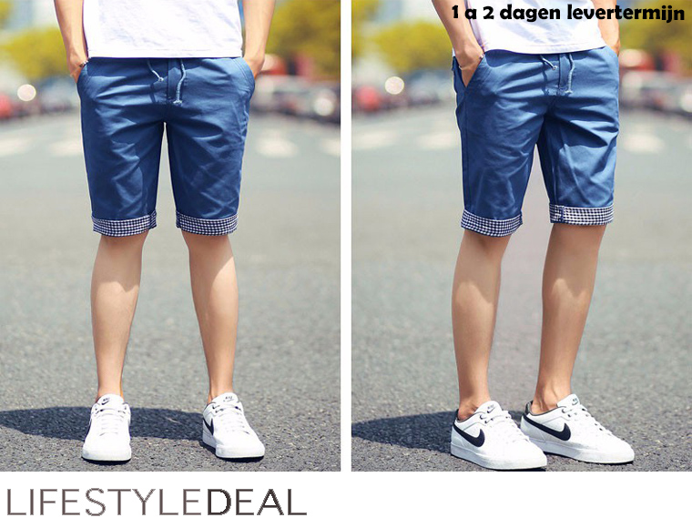 Lifestyle Deal - Trendy Young Looking Heren Korte Broek: Onze Deal Uw Kwaliteit & Altijd Gratis Verzending